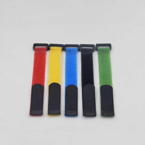 Reusable Hook and Loop Cable Tie Printed Battery Adjustment Strap Tape Customizable