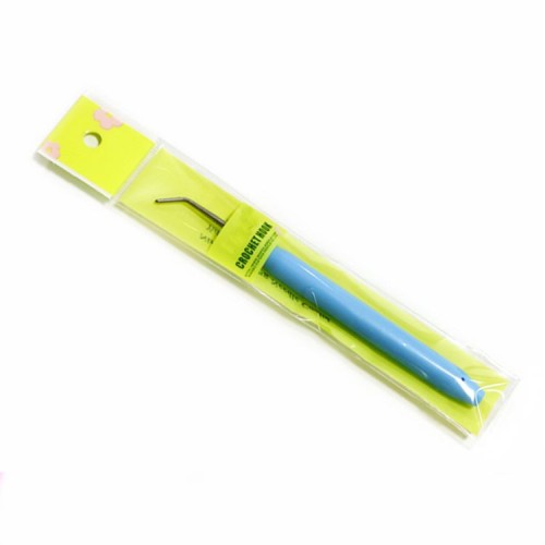 High Quality Plastic Loom Crochet Hook Knifty Knitter Knitting Loom Hook Tool with Rubber Handle