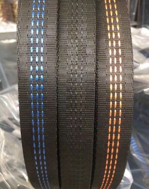 High Quality  Polypropylene Webbing Woven Tape/PP Webbing With Stripe