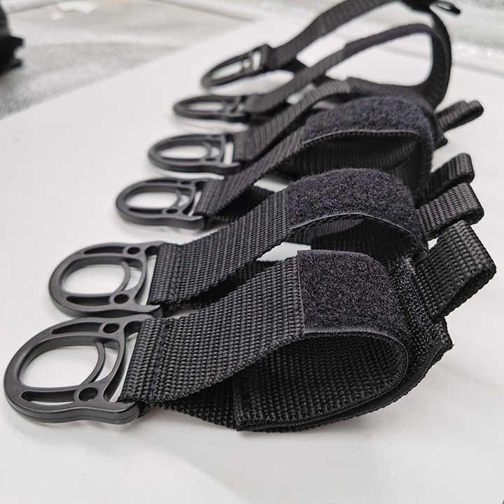 Heavy Duty 30mm Black Hook and Loop Straps Bundle Adjustment Straps Webbing Tape