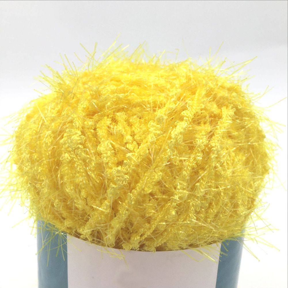 Charmkey High Quality  100% Polyester Fancy Glitter Scrubby Yarn for Crochet and Making Dish cloth