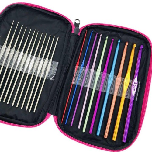 Crochet Bag Accessories Crochet Hook Set Metal Aluminum Crochet Tools