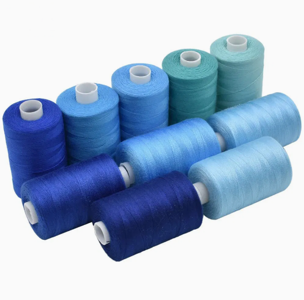 Good Quality 40S/2 100% Spun Polyester Sewing Thread small spools DIY Supply