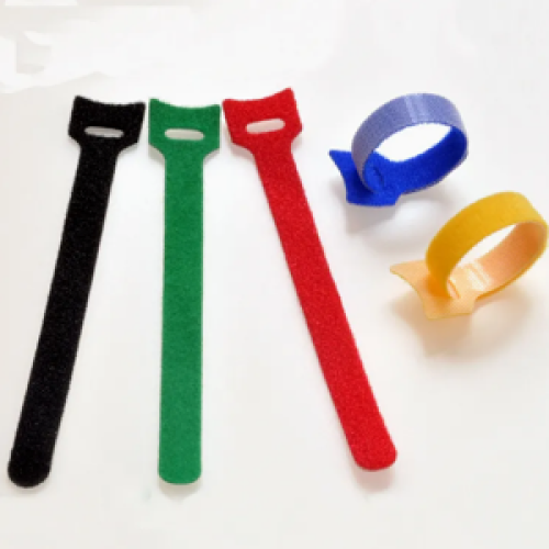 Nylon Self-Locking Ultra-thin Adhesive back to back hook and loop tie