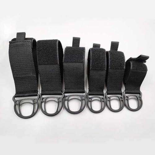 Heavy Duty 30mm Black Hook and Loop Straps Bundle Adjustment Straps Webbing Tape