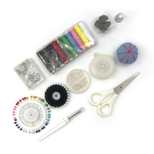 Sewing Kits in Metal Tin Box for Home Travel Sewing Accessories with Sewing Tools